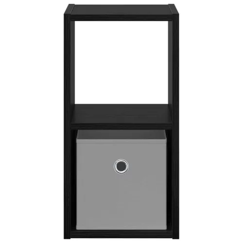  Éjjeli asztal 2 pcs Fekete tölgy 25,5 x 22 x 49,5 cm Faanyag