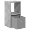  Éjjeli asztal fiókkal Beton Szürke 25,5 x 22 x 49,5 cm Faanyag
