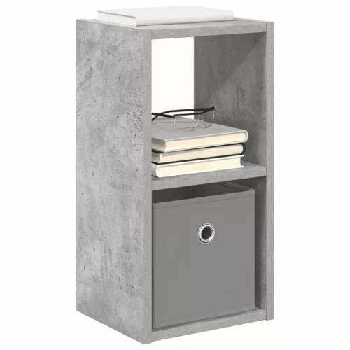  Éjjeli asztal 2 pcs Beton Szürke 25,5 x 22 x 49,5 cm Faanyag