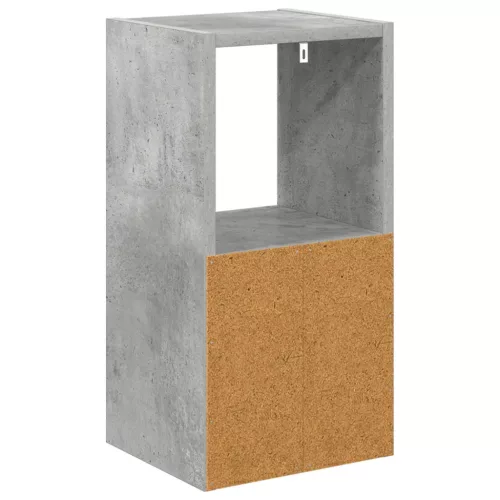  Éjjeli asztal 2 pcs Beton Szürke 25,5 x 22 x 49,5 cm Faanyag