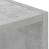  Éjjeli asztal 2 pcs Beton Szürke 25,5 x 22 x 49,5 cm Faanyag