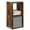  Éjjeli asztal fiókkal Füstölt tölgy 25,5 x 22 x 49,5 cm Faanyag