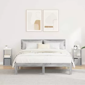    Éjjeli asztal 2 pcs Szürke Sonoma 25,5 x 22 x 49,5 cm Faanyag