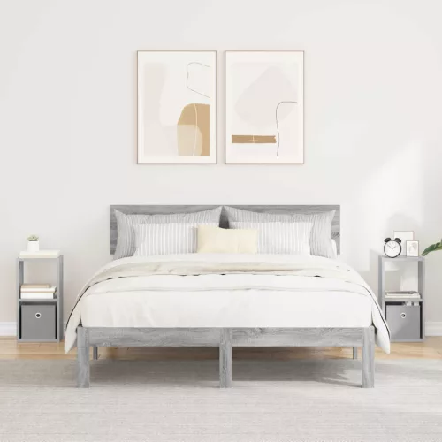  Éjjeli asztal 2 pcs Szürke Sonoma 25,5 x 22 x 49,5 cm Faanyag