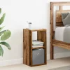  Éjjeli asztal fiókkal Öreg fa 25,5 x 22 x 49,5 cm Faanyag
