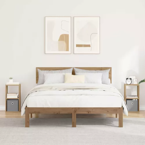  Éjjeli asztal 2 pcs Artisan tölgy 25,5 x 22 x 49,5 cm Faanyag