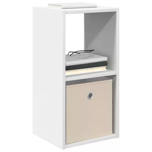  Éjjeli asztal fiókkal 2 pcs Fehér 30,5 x 27 x 59,5 cm Faanyag