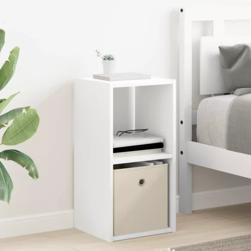  Éjjeli asztal fiókkal 2 pcs Fehér 30,5 x 27 x 59,5 cm Faanyag