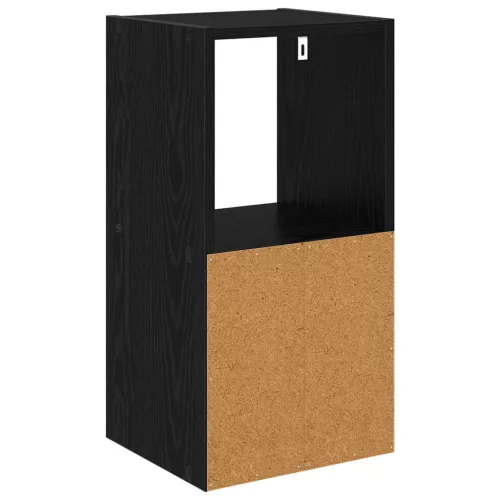  Éjjeli asztal fiókkal Fekete tölgy 30,5 x 27 x 59,5 cm Faanyag