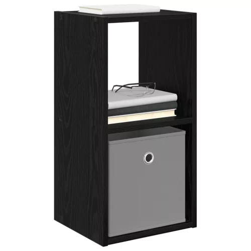  Éjjeli asztal 2 pcs Fekete tölgy 30,5 x 27 x 59,5 cm Faanyag