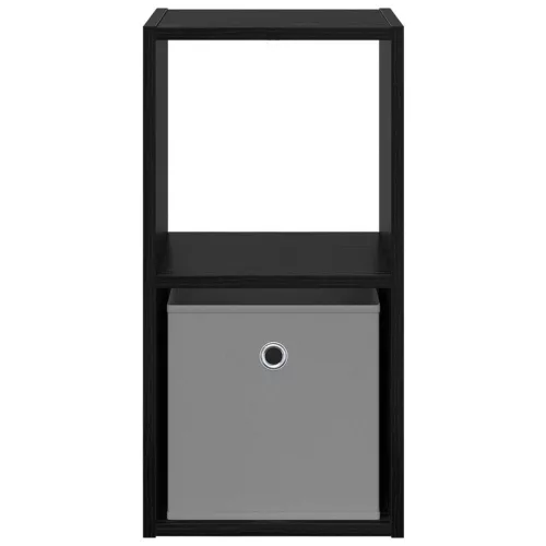  Éjjeli asztal 2 pcs Fekete tölgy 30,5 x 27 x 59,5 cm Faanyag