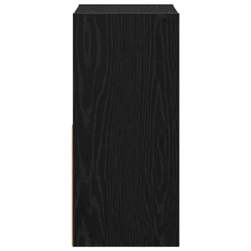  Éjjeli asztal 2 pcs Fekete tölgy 30,5 x 27 x 59,5 cm Faanyag