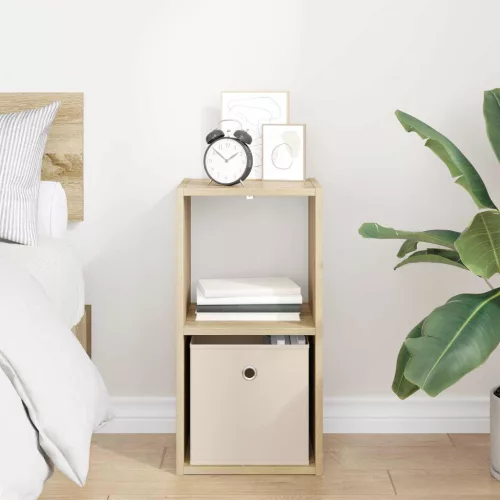  Éjjeli asztal fiókkal Sonoma tölgy 30,5 x 27 x 59,5 cm Faanyag