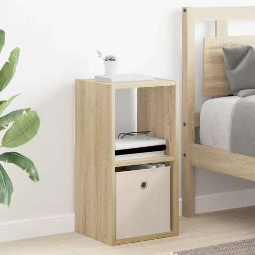  Éjjeli asztal 2 pcs Sonoma tölgy 30,5 x 27 x 59,5 cm Faanyag