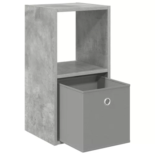  Éjjeli asztal 2 pcs Beton Szürke 30,5 x 27 x 59,5 cm Faanyag