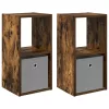  Éjjeli asztal 2 pcs Füstölt tölgy 30,5 x 27 x 59,5 cm Faanyag
