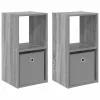  Éjjeli asztal 2 pcs Szürke Sonoma 30,5 x 27 x 59,5 cm Faanyag