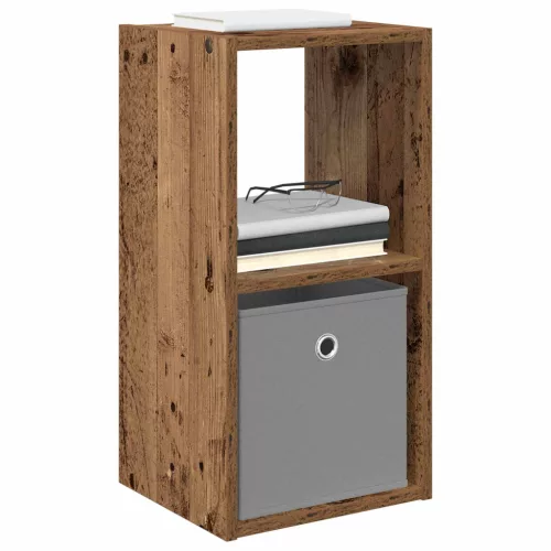  Éjjeli asztal fiókkal 2 pcs Öreg fa 30,5 x 27 x 59,5 cm Faanyag