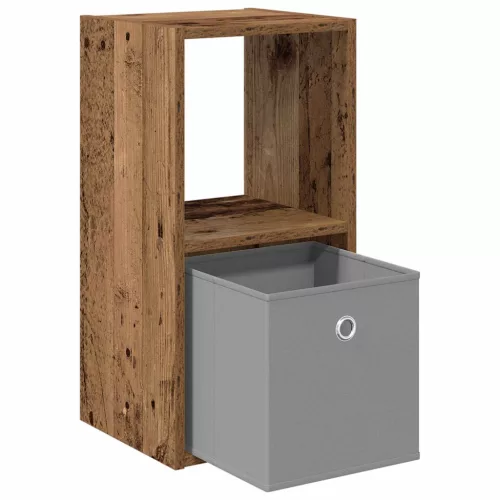  Éjjeli asztal fiókkal 2 pcs Öreg fa 30,5 x 27 x 59,5 cm Faanyag