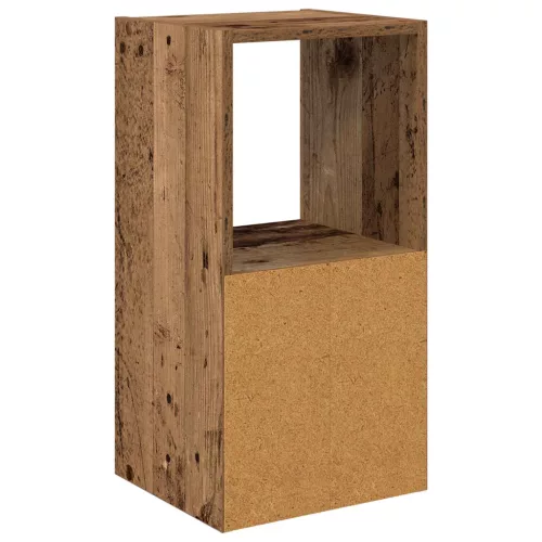  Éjjeli asztal fiókkal 2 pcs Öreg fa 30,5 x 27 x 59,5 cm Faanyag