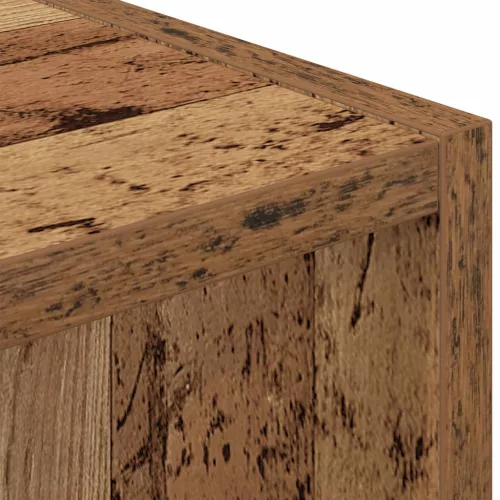  Éjjeli asztal fiókkal 2 pcs Öreg fa 30,5 x 27 x 59,5 cm Faanyag