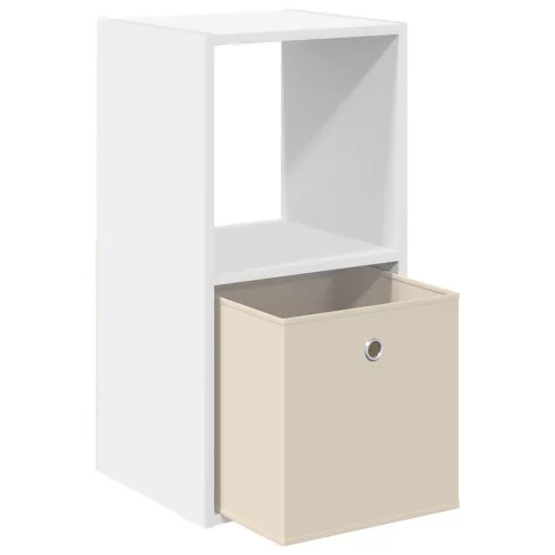  Éjjeli asztal fiókkal 2 pcs Fehér 35 x 32 x 68,5 cm Faanyag