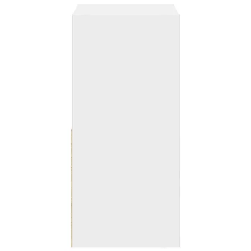  Éjjeli asztal fiókkal 2 pcs Fehér 35 x 32 x 68,5 cm Faanyag