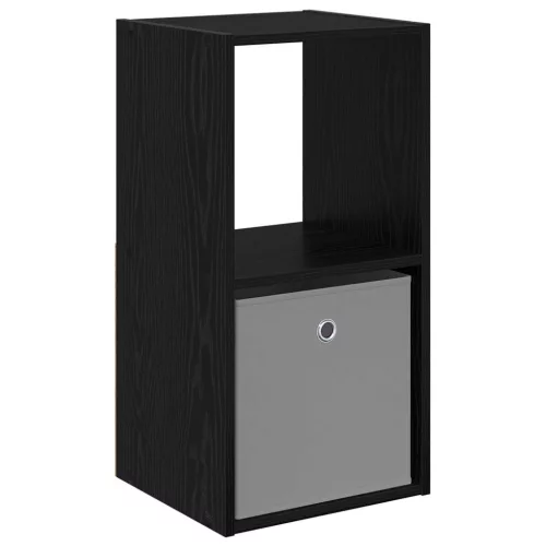  Éjjeli asztal fiókkal Fekete tölgy 35 x 32 x 68,5 cm Faanyag