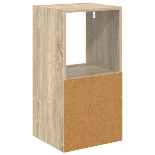  Éjjeli asztal 2 pcs Sonoma tölgy 35 x 32 x 68,5 cm Faanyag