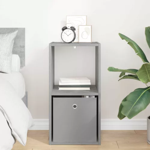  Éjjeli asztal fiókkal Beton Szürke 35 x 32 x 68,5 cm Faanyag