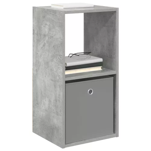  Éjjeli asztal 2 pcs Beton Szürke 35 x 32 x 68,5 cm Faanyag