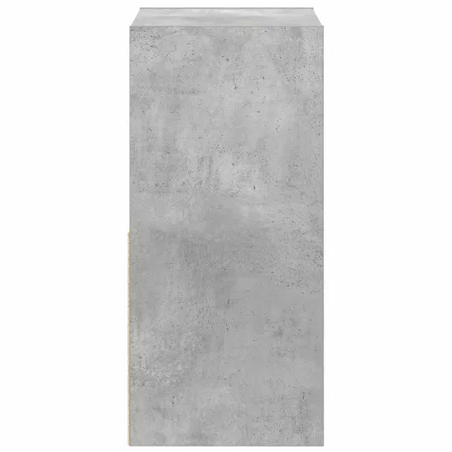  Éjjeli asztal 2 pcs Beton Szürke 35 x 32 x 68,5 cm Faanyag