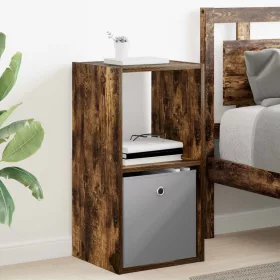    Éjjeli asztal fiókkal Füstölt tölgy 35 x 32 x 68,5 cm Faanyag