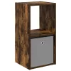  Éjjeli asztal fiókkal Füstölt tölgy 35 x 32 x 68,5 cm Faanyag