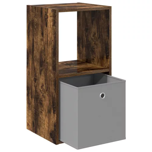  Éjjeli asztal fiókkal Füstölt tölgy 35 x 32 x 68,5 cm Faanyag