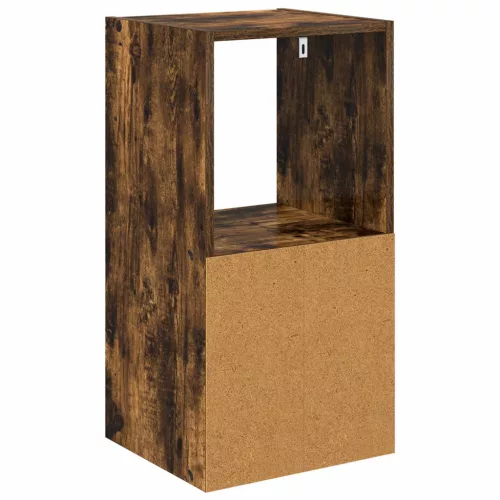  Éjjeli asztal fiókkal Füstölt tölgy 35 x 32 x 68,5 cm Faanyag