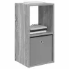  Éjjeli asztal fiókkal Szürke Sonoma 35 x 32 x 68,5 cm Faanyag