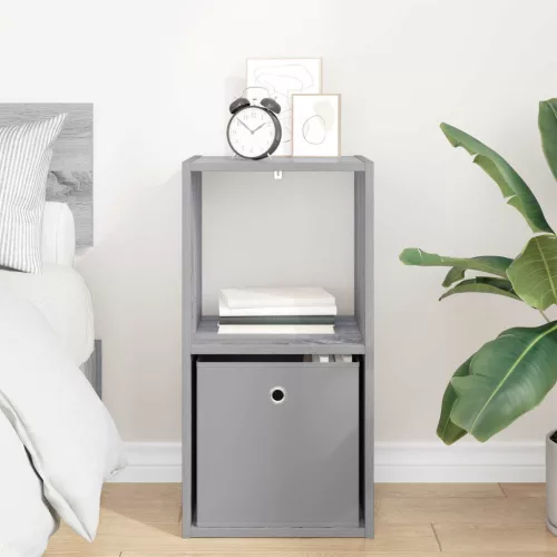  Éjjeli asztal fiókkal Szürke Sonoma 35 x 32 x 68,5 cm Faanyag