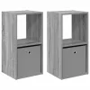  Éjjeli asztal 2 pcs Szürke Sonoma 35 x 32 x 68,5 cm Faanyag