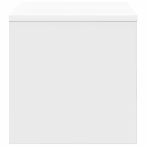  fehér szerelt fa éjjeliszekrény 40 x 30 x 30 cm