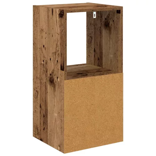  Éjjeli asztal fiókkal Öreg fa 35 x 32 x 68,5 cm Faanyag