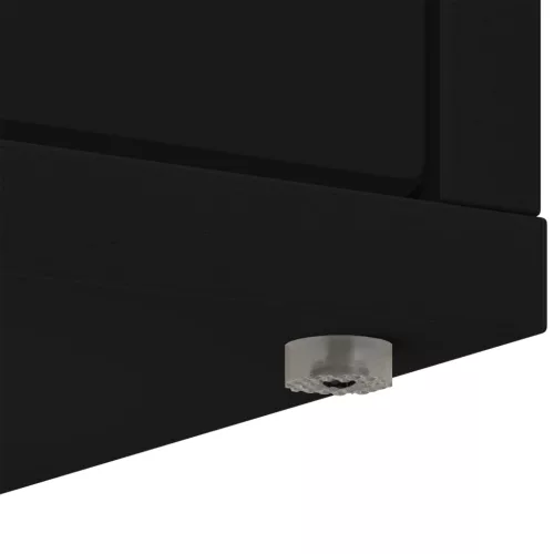  Macska Ház Fekete 51 x 30 x 42 cm Faanyag