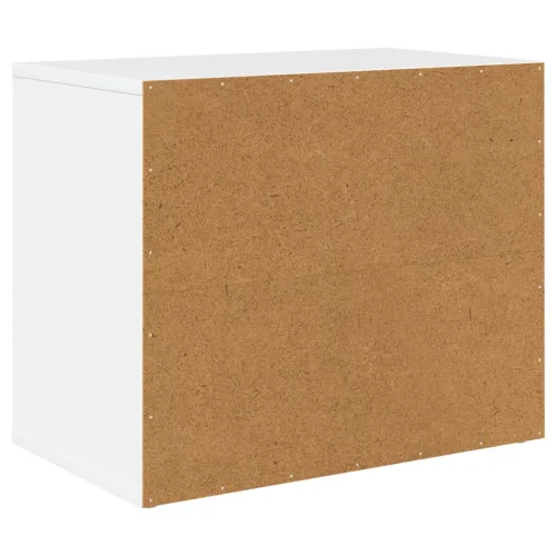  Macska Ház Fényes Fehér 51 x 30 x 42 cm Faanyag