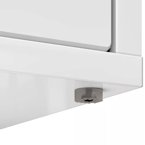  Macska Ház Fényes Fehér 51 x 30 x 42 cm Faanyag