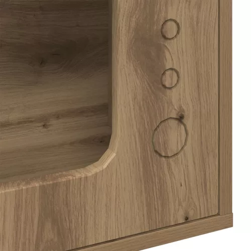  Macska Ház Művészi tölgy 51 x 30 x 42 cm Faanyag