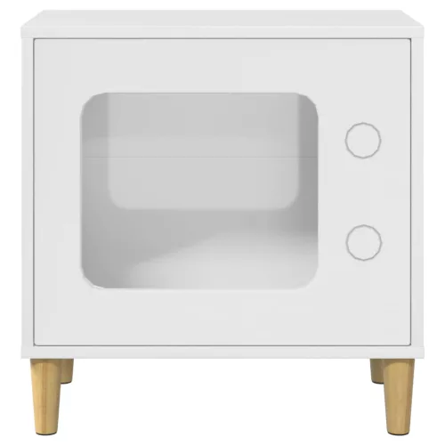  Macska Ház Fényes Fehér 51 x 30 x 52 cm Faanyag