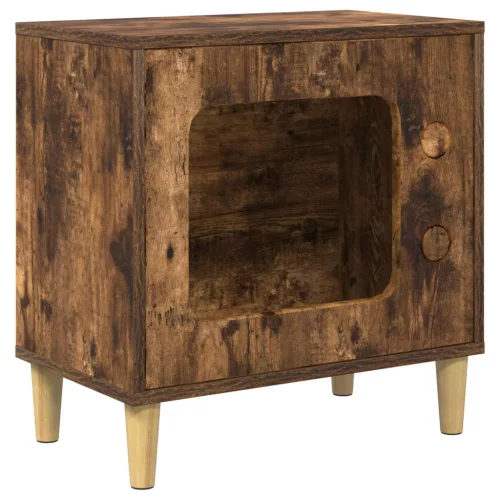  Macska Ház Füstölt tölgy 51 x 30 x 52 cm Faanyag