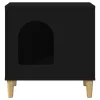  Macska Ház Fekete 51 x 30 x 52 cm Faanyag