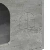  Macska Ház Beton 51 x 30 x 52 cm Faanyag