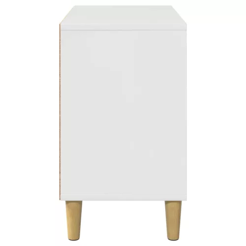  Macska Ház Fényes Fehér 51 x 30 x 52 cm Faanyag